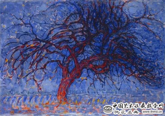  《夜晚，红树》（1908）