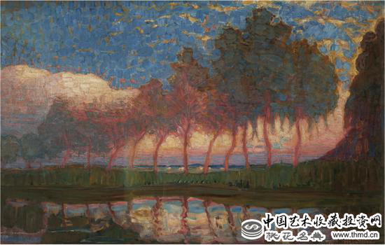 《夏日》Summer Day， 1908 Collection Museum de Fundatie， Zwolle and Heino/Wijhe， The Netherlands © Mondrian/Holtzman， 2020