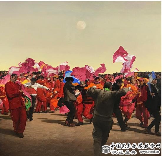  韩博 《一路向北—冬日里的红》 委拉斯凯兹绘画二等奖