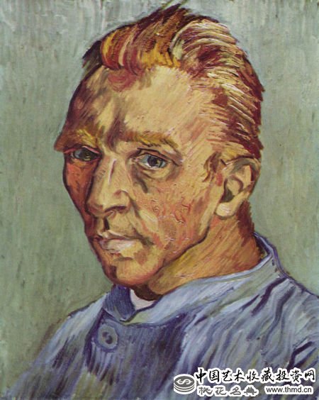 TOP2.《没胡须的自画像》(Portrait de l’artiste sansbarbe，1889 )，7150万美元